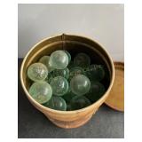 40+  Railroad/industrial marbles,  approx 3/4"