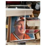 Brooks Robinson signed picture, ball poster