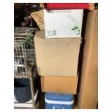Misc. - igloo cooler, wreaths, candles,