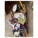 Contents of 1 shelf- TYs, figurines, home decor,