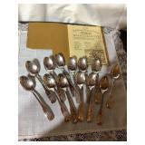 13 Colonies bicentennial commemorative spoon set