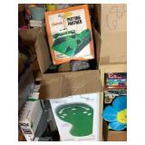 Misc. plastic/toy golf clubs, putting partners &
