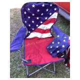 Folding lawn chair