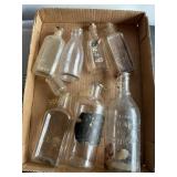 Misc glass bottles, Welchï¿½s, Watkins, etc.,