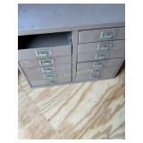 11 drawer metal cabinet 25" x 19ï¿½ x 10ï¿½