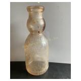 Superior dairy qt. cream top milk bottle
