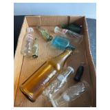 Misc. bottles & s&p shakers,largest 7.5"h