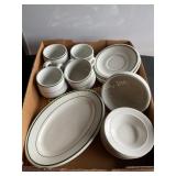 Vtg Restaurant ware dishes, Buffalo, Jackson, etc.