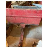 Wooden cart 2 wheel, cart only, no contents, 48ï¿½