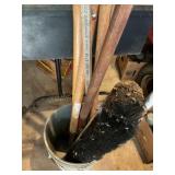 2 prong pitch fork, long boom head, ax, etc in