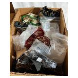 Misc. jewelry pouches, bracelets, crafting b