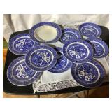 9 pc. Ye Old Willow by Grimeades, 7.5ï¿½ bowl,