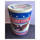Gibbles ï¿½76 Bicentennial potato chip can