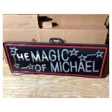 The magic of Michael light up sign, 18x49, no