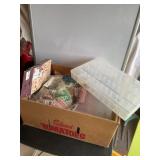 Misc crafting beeds & plastic containers