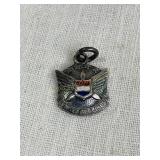 United Airlines Sterling charm .5"w, .05 oz.