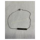 Speidel Sterling bar bracelet, .04 oz.