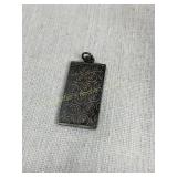1 g. Fine silver .999 charm, .75"H, .04 oz.