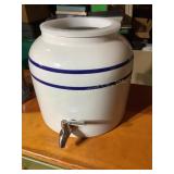 Crock beverage dispenser, 10"H