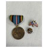 Armed Forces Expeditionary Metal, 1976 lapel p