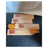 4 boxes Vector pencils, Blackfeet Indian Writing