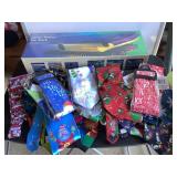 Quiet Power Tie Rack, Christmas holiday  ties