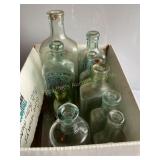 10+ Misc bottles, tallest 8.75"