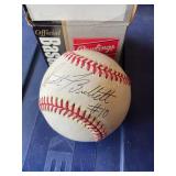 Scott Bullett Chicago Cubs signed baseball