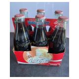 6 pk commemorative Coca-Cola bottles holiday