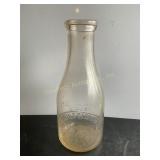 Greencastle, sanitary dairy quart milk bottle
