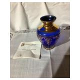 Vecchia Murano glass vase 5"