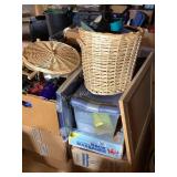 Misc. lot- suitcases, toys, massager, belts,