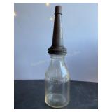 American appliance Co, Glass motor oil bottle w/
