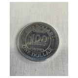 $1 Williams Grove amusement park token,