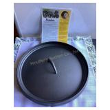 Bruntmor cast iron lid, 12"D, new