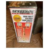 Speedways Series 1000 w halogen twin lights, NIB