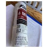 Blue Hawk heavy duty plastic sheeting, NIP