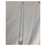 925 Italy link, clasp, pendant, mixed stones, .