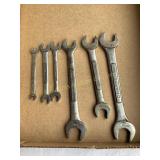 6 Ctaftsman open ended wrenches, 5/16 - 13/16"