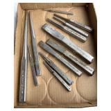 12 Craftsman pin punches & chisels