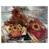 Fall decor, table, runners, placemats, etc