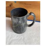 Barbour silver Co. ? Silver plated cup, 3.5"H
