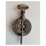 Griswold New American reversible, 3" cast metal