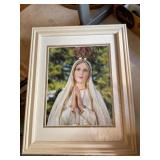 Framed picture of Our Lady of Fatima 12"x 15ï¿½