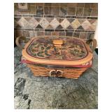 Longaberger 2005 Christmas Silverbells Basket