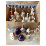 25+ Misc. Glass and ceramic bells