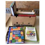 Misc. book lot- cookbooks, dictionaries, guns, etc