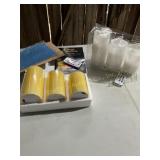 2 sets flameless candles wremotes & timers NIP