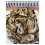 US military pack 3 outside pockets, 22" long