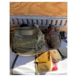 U.S. Military survival pack belt w/ canteen&